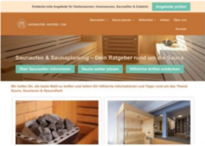 Ratgeber-Website vor der Modernisierung